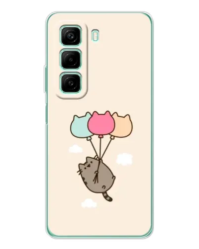 Чехол для Xiaomi Redmi Note 15R с картинкой «Пушин на шариках» Чехол для Xiaomi Redmi Note 15R с картинкой «Пушин на шариках»