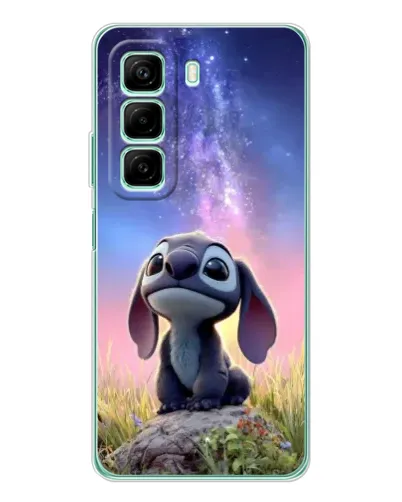 Чехол для Xiaomi Redmi Note 15R с картинкой «Стич на рассвете»