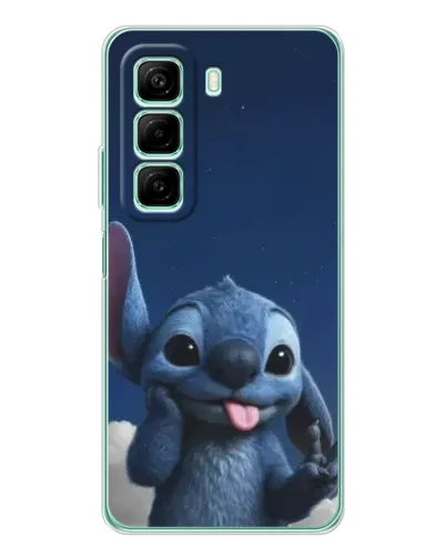 Чехол для Xiaomi Redmi Note 15R с картинкой «Стич в облаках»