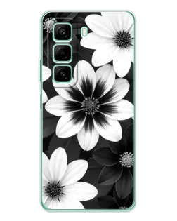 Чохол для Xiaomi Redmi Note 15R з картинкою «Монохромні айстри»
