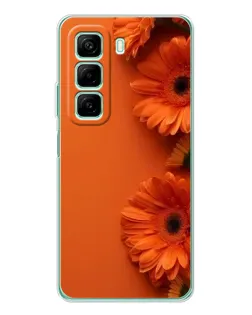 Чохол для Xiaomi Redmi Note 15R з картинкою «Помаранчеві гербери»