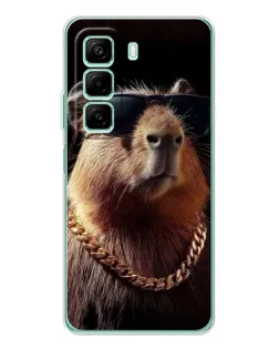 Чохол для Xiaomi Redmi Note 15R з картинкою «Капібара золотий ланцюг» Чохол для Xiaomi Redmi Note 15R з картинкою «Капібара золотий ланцюг»
