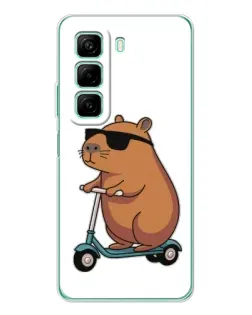 Чохол для Xiaomi Redmi Note 15R з картинкою «Капібара на самокаті» Чохол для Xiaomi Redmi Note 15R з картинкою «Капібара на самокаті»