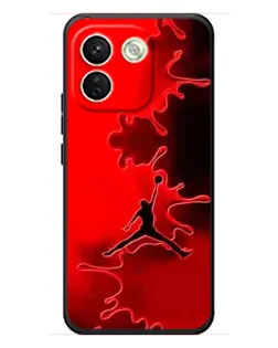 Чохол для Xiaomi Redmi Note 17 Pro Max з картинкою «Jordan Red Smoke»
