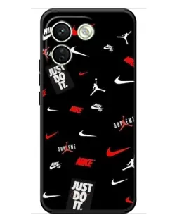 Чохол для Xiaomi Redmi Note 17 Pro Max з картинкою «Nike Mix Pattern»