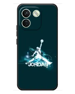 Чохол для Xiaomi Redmi Note 17 Pro Max з картинкою «Jordan Blue Fire»