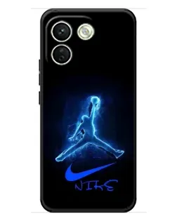 Чохол для Xiaomi Redmi Note 17 Pro Max з картинкою «Jordan Neon Blue»