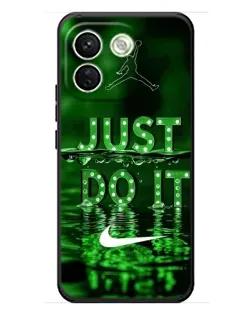 Чохол для Xiaomi Redmi Note 17 Pro Max з картинкою «Зелений неоновий Nike»
