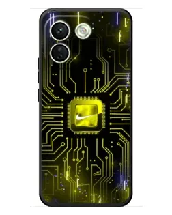 Чохол для Xiaomi Redmi Note 17 Pro Max з картинкою «Nike — золота іскра»