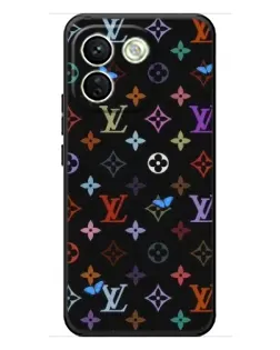 Чохол для Xiaomi Redmi Note 17 Pro Max з картинкою «Кольорова монограма LV»