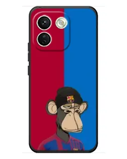 Чохол для Xiaomi Redmi Note 17 Pro Max з картинкою «Bored Ape — фанат Барси»