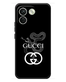 Чохол для Xiaomi Redmi Note 17 Pro Max з картинкою «Gucci — срібна змія» Чохол для Xiaomi Redmi Note 17 Pro Max з картинкою «Gucci — срібна змія»