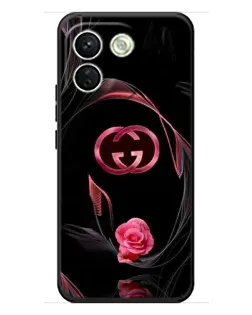 Чохол для Xiaomi Redmi Note 17 Pro Max з картинкою «Gucci — неонова троянда» Чохол для Xiaomi Redmi Note 17 Pro Max з картинкою «Gucci — неонова троянда»