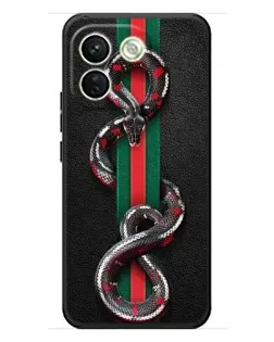 Чохол для Xiaomi Redmi Note 17 Pro Max з картинкою «Gucci — змія на смузі» Чохол для Xiaomi Redmi Note 17 Pro Max з картинкою «Gucci — змія на смузі»