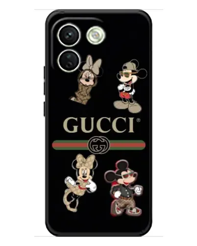 Чохол для Xiaomi Redmi Note 17 Pro Max з картинкою «Gucci — герої Disney та монограма» Чохол для Xiaomi Redmi Note 17 Pro Max з картинкою «Gucci — герої Disney та монограма»