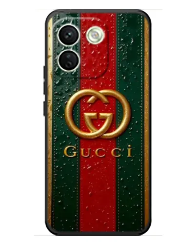 Чехол для Xiaomi Redmi Note 17 Pro Max с картинкой «Gucci — фирменная полоса и золото» Чехол для Xiaomi Redmi Note 17 Pro Max с картинкой «Gucci — фирменная полоса и золото»