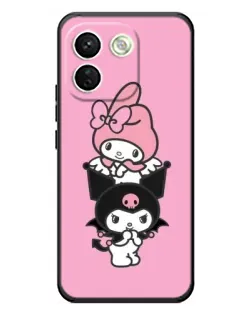 Чехол для Xiaomi Redmi Note 17 Pro Max с картинкой «My Melody и Kuromi» Чехол для Xiaomi Redmi Note 17 Pro Max с картинкой «My Melody и Kuromi»