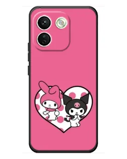 Чехол для Xiaomi Redmi Note 17 Pro Max с картинкой «Kuromi и My Melody» Чехол для Xiaomi Redmi Note 17 Pro Max с картинкой «Kuromi и My Melody»