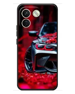 Чохол для Xiaomi Redmi Note 17 Pro Max з картинкою «Спортивна BMW та квіти» Чохол для Xiaomi Redmi Note 17 Pro Max з картинкою «Спортивна BMW та квіти»