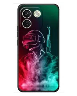 Чехол для Xiaomi Redmi Note 17 Pro Max с картинкой «PUBG — огненный воин» Чехол для Xiaomi Redmi Note 17 Pro Max с картинкой «PUBG — огненный воин»
