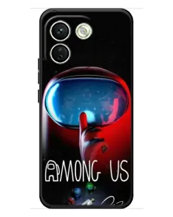 Чохол для Xiaomi Redmi Note 17 Pro Max з картинкою «Червоний імпостер — макро» Чохол для Xiaomi Redmi Note 17 Pro Max з картинкою «Червоний імпостер — макро»