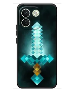 Чохол для Xiaomi Redmi Note 17 Pro Max з картинкою «Алмазний меч неон» Чохол для Xiaomi Redmi Note 17 Pro Max з картинкою «Алмазний меч неон»