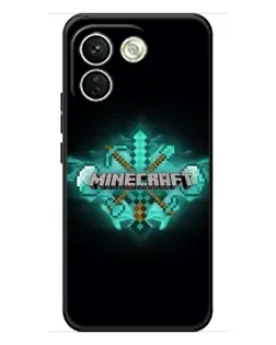 Чохол для Xiaomi Redmi Note 17 Pro Max з картинкою «Minecraft Diamond лого» Чохол для Xiaomi Redmi Note 17 Pro Max з картинкою «Minecraft Diamond лого»