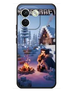 Чохол для Xiaomi Redmi Note 17 Pro Max з картинкою «Зимовий Minecraft» Чохол для Xiaomi Redmi Note 17 Pro Max з картинкою «Зимовий Minecraft»