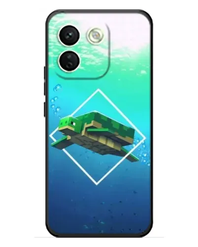 Чехол для Xiaomi Redmi Note 17 Pro Max с картинкой «Черепаха Minecraft» Чехол для Xiaomi Redmi Note 17 Pro Max с картинкой «Черепаха Minecraft»