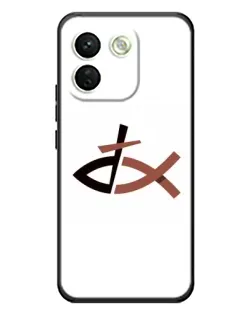 Чохол для Xiaomi Redmi Note 17 Pro Max з картинкою «Риба та хрест»
