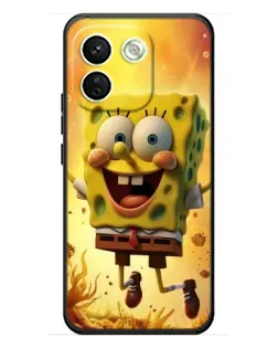 Чохол для Xiaomi Redmi Note 17 Pro Max з картинкою «Губка Боб стрибає» Чохол для Xiaomi Redmi Note 17 Pro Max з картинкою «Губка Боб стрибає»