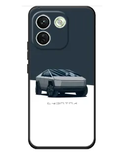 Чохол для Xiaomi Redmi Note 17 Pro Max з картинкою «Сріблястий Cybertruck Tesla» Чохол для Xiaomi Redmi Note 17 Pro Max з картинкою «Сріблястий Cybertruck Tesla»