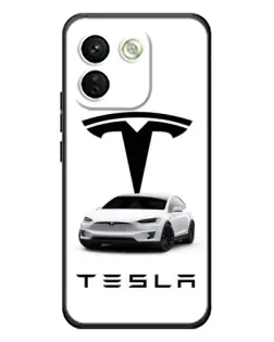 Чохол для Xiaomi Redmi Note 17 Pro Max з картинкою «Tesla White Style» Чохол для Xiaomi Redmi Note 17 Pro Max з картинкою «Tesla White Style»