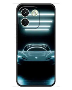 Чохол для Xiaomi Redmi Note 17 Pro Max з картинкою «Tesla в неоні» Чохол для Xiaomi Redmi Note 17 Pro Max з картинкою «Tesla в неоні»