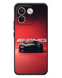 Чохол для Xiaomi Redmi Note 17 Pro Max з картинкою «Mercedes AMG — червона лінія»