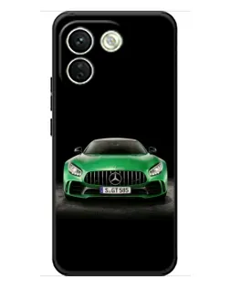 Чохол для Xiaomi Redmi Note 17 Pro Max з картинкою «Mercedes — неоновий лого»