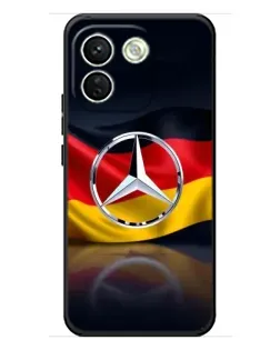 Чохол для Xiaomi Redmi Note 17 Pro Max з картинкою «Mercedes — прапор Німеччини»