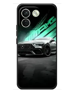 Чохол для Xiaomi Redmi Note 17 Pro Max з картинкою «Темний Mercedes AMG»