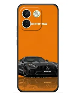 Чохол для Xiaomi Redmi Note 17 Pro Max з картинкою «Помаранчевий Mercedes AMG»
