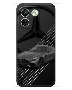 Чохол для Xiaomi Redmi Note 17 Pro Max з картинкою «Mercedes AMG — графіка»