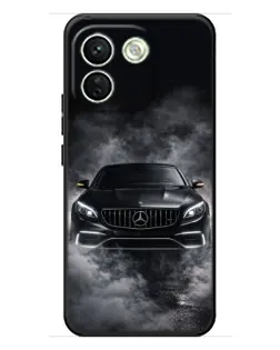 Чохол для Xiaomi Redmi Note 17 Pro Max з картинкою «Mercedes у диму»