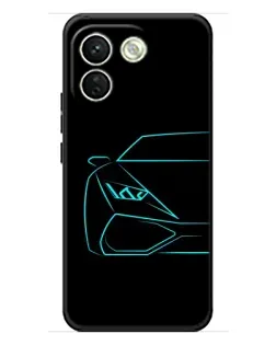 Чехол для Xiaomi Redmi Note 17 Pro Max с картинкой «Голубой силуэт Lamborghini» Чехол для Xiaomi Redmi Note 17 Pro Max с картинкой «Голубой силуэт Lamborghini»