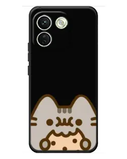 Чохол для Xiaomi Redmi Note 17 Pro Max з картинкою «Пушин на чорному»