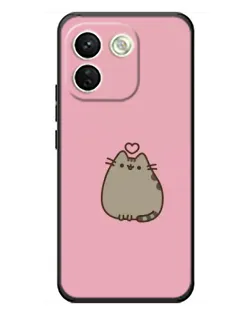 Чохол для Xiaomi Redmi Note 17 Pro Max з картинкою «Pusheen серце»