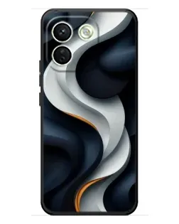 Чохол для Xiaomi Redmi Note 17 Pro Max з картинкою «Об'ємні чорно-білі стрічки» Чохол для Xiaomi Redmi Note 17 Pro Max з картинкою «Об'ємні чорно-білі стрічки»