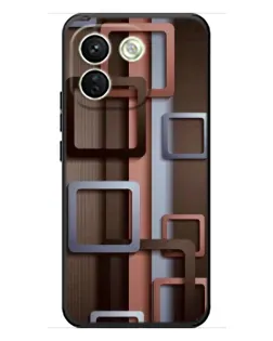 Чохол для Xiaomi Redmi Note 17 Pro Max з картинкою «Коричневі об'ємні квадрати» Чохол для Xiaomi Redmi Note 17 Pro Max з картинкою «Коричневі об'ємні квадрати»