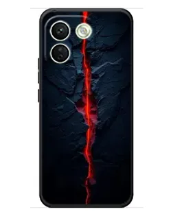 Чохол для Xiaomi Redmi Note 17 Pro Max з картинкою «Червона лавова тріщина»