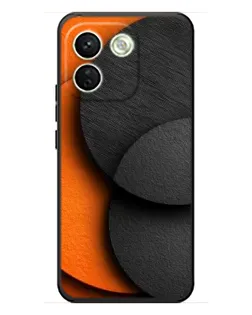 Чохол для Xiaomi Redmi Note 17 Pro Max з картинкою «Геометрія помаранчевих кіл»