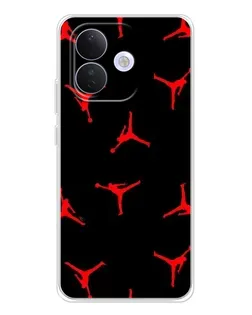 Чехол для Xiaomi Redmi Note 17 Pro с картинкой «Jordan Red Pattern» Чехол для Xiaomi Redmi Note 17 Pro с картинкой «Jordan Red Pattern»