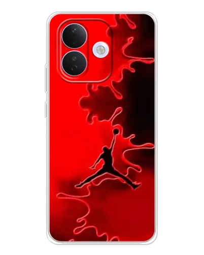 Чехол для Xiaomi Redmi Note 17 Pro с картинкой «Jordan Red Smoke»